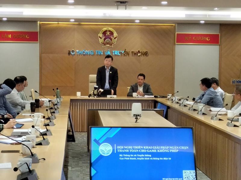 Thứ trưởng Bộ Thông tin và Truyền thông Nguyễn Thanh Lâm phát biểu chỉ đạo tại Hội thảo.