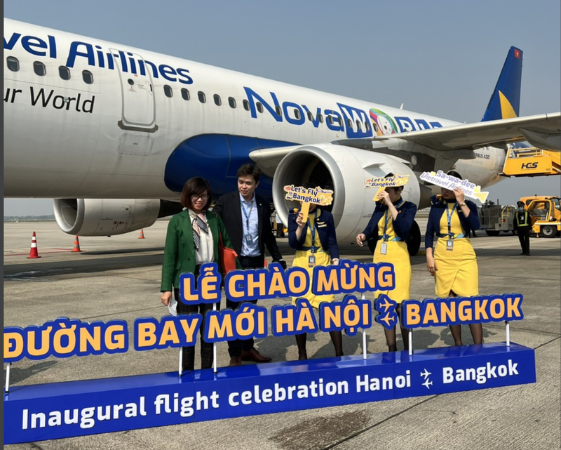 Vietravel Airlines mở chuyến bay Bangkok - Hà Nội đầu tiên hồi tháng 12/2022. 