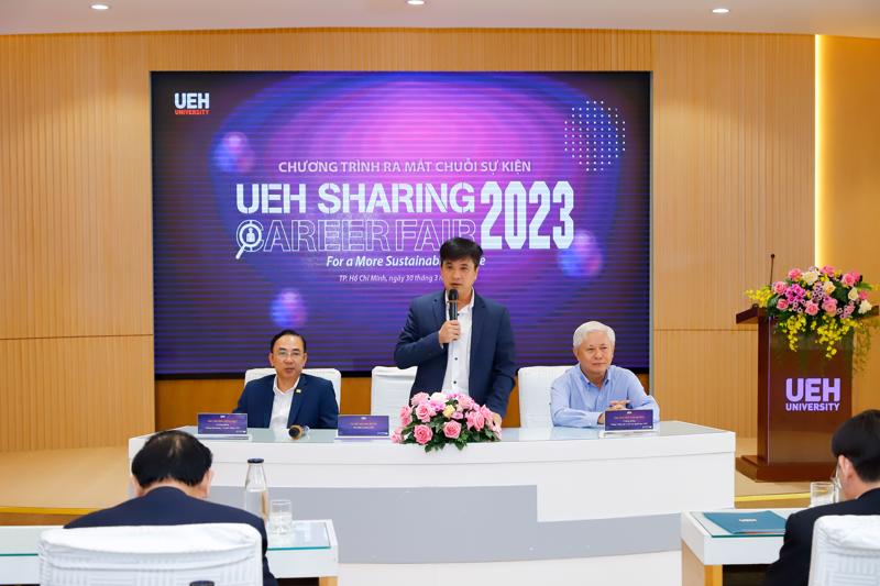 Họp báo công bố chuỗi sự kiện “UEH Sharing – Career Fair 2023” ngày 30/3 tại Đại học Kinh tế TP.HCM.