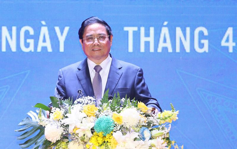 Thủ tướng khẳng định Khánh Hòa nằm trong tổng thể phát triển của Việt Nam và hội tụ nhiều tiềm năng khác biệt, cơ hội nổi trội, lợi thế cạnh tranh để phát triển nhanh và bền vững - Ảnh: VGP