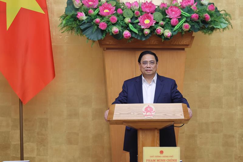 Thủ tướng Phạm Minh Chính nêu rõ, thời gian qua, chúng ta đã rất nỗ lực để triển khai 3 nhóm công việc lớn - Ảnh: VGP