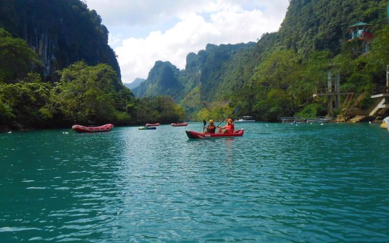 Tourists visiting Quang Binh province.