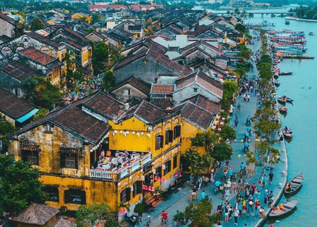 A corner of Hoi An ancient town in Quang Nam province.