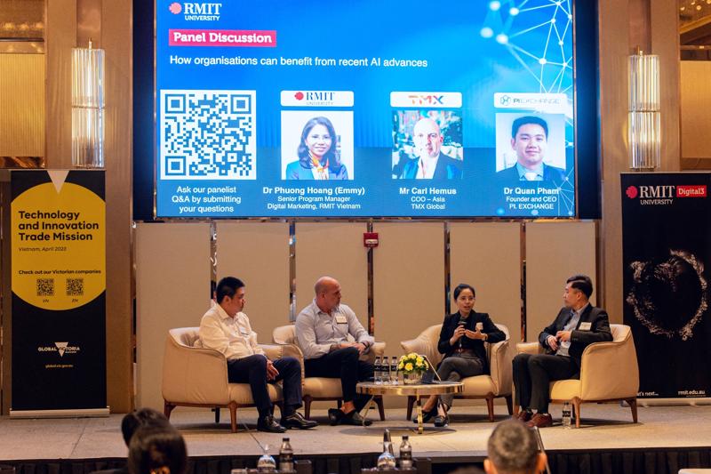 The event was held to provide an opportunity for RMIT to engage with business leaders and share knowledge and insight into the digital economy.