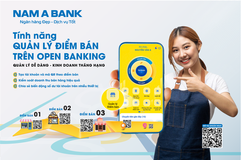 Tính năng giúp chủ điểm bán trên Open Banking giúp quản lý doanh thu hiệu quả.