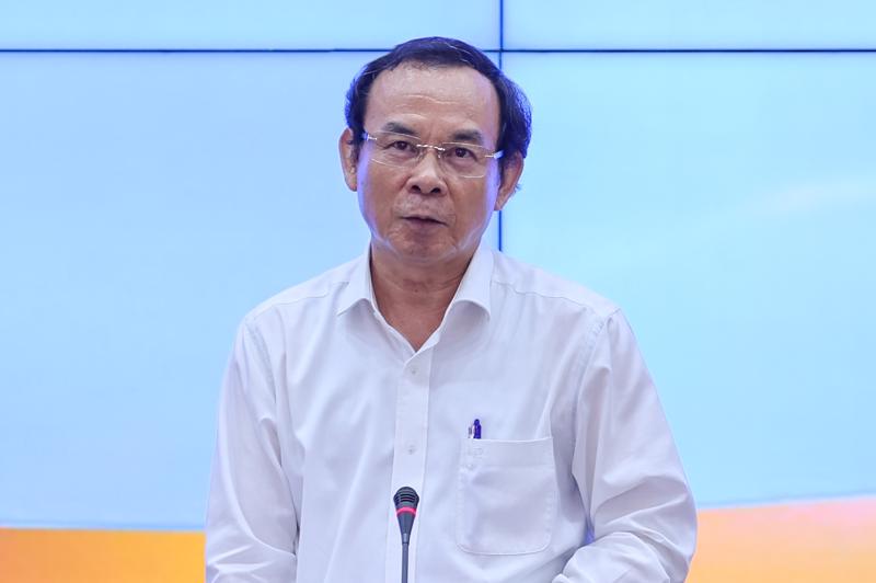 Bí thư Thành ủy TP.HCM Nguyễn Văn Nên - Ảnh TTXVN