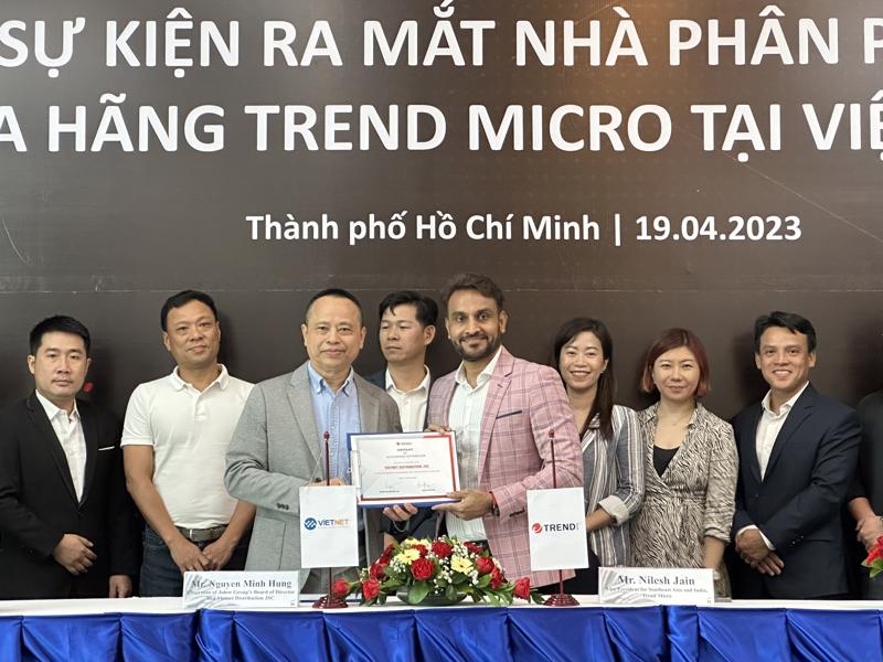 Trend Micro công bố VietNet trở thành nhà phân phối mới tại Việt Nam sáng 19/4.