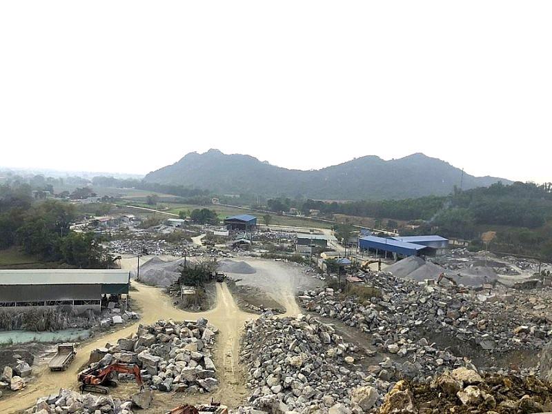 Công ty TNHH Thương mại tổng hợp Bình Minh bị xử phạt do vi phạm khai thác khoáng sản