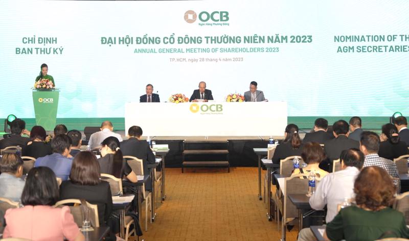 Đại hội đồng cổ đông thường niên 2023 của OCB tổ chức vào sáng ngày 28/4 tại TP.HCM.