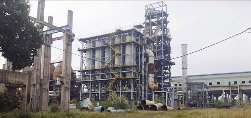 The Thai Nguyen iron and steel plant in Thai Nguyen province.