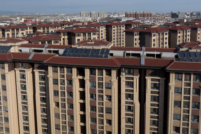 Một dự án bất động sản tại Trung Quốc - Ảnh: Bloomberg