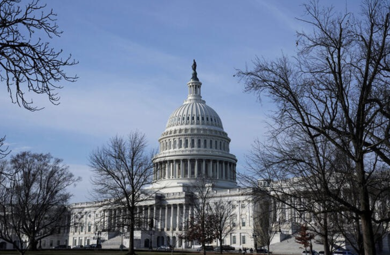 Toà nhà Quốc hội Mỹ ở Capitol Hill, Washington DC - Ảnh: AP.