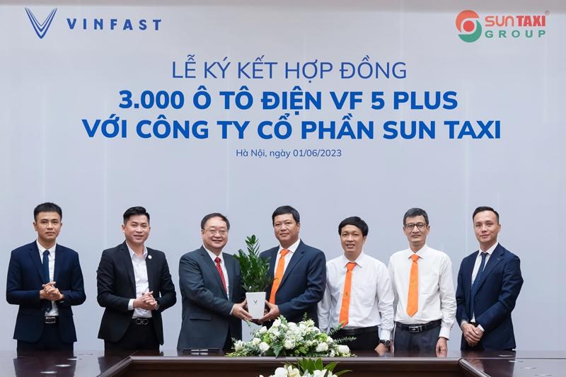 The signing ceremony for the EV purchase. Source: VinFast