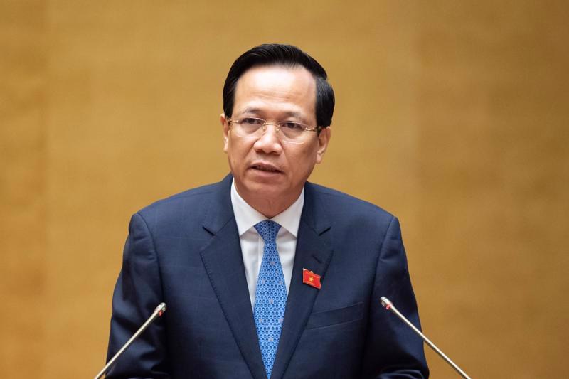 Minister of Labor, Invalids and Social Affairs Dao Ngoc Dung. Photo: quochoi.vn