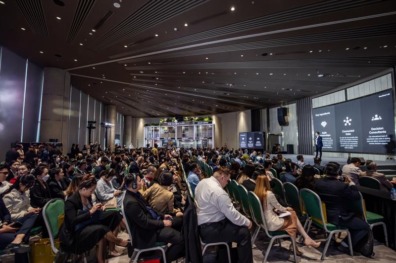 Sự kiện “Kết nối các doanh nghiệp F&B trong nước và quốc tế” diễn ra tại Trung tâm mới The Global City với sự tham gia của hơn 100 doanh nghiệp hàng đầu.