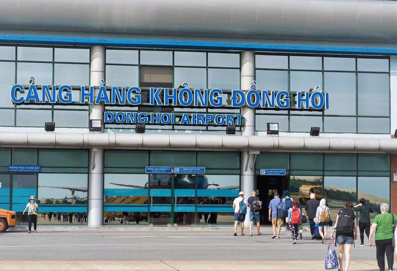 Dong Hoi International Airport in Quang Binh province.