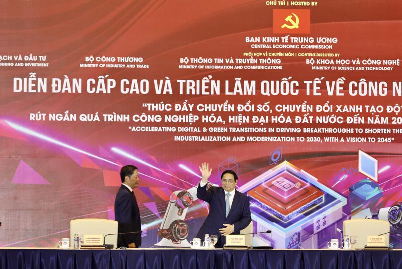 Thủ tướng Chính phủ Phạm Minh Chính tham dự Diễn đàn cấp cao về Công nghiệp 4.0 năm 2023