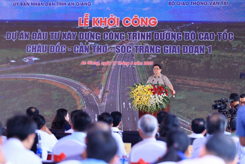 Construction begins on Chau Doc - Can Tho - Soc Trang Expressway