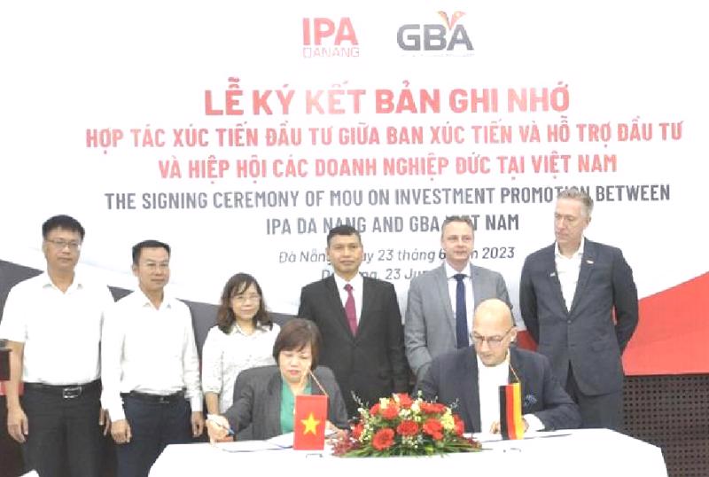 Ký kết hợp tác giữa thành phố Đà Nẵng và Hiệp hội các doanh nghiệp Đức tại Việt Nam GBA.