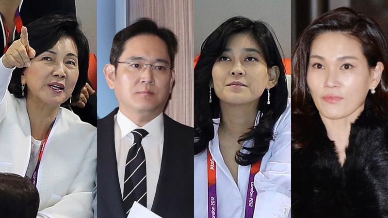 Ông Lee Jae-yong cùng mẹ và các chị em gái là những người thừa kế tài sản (chủ yếu là cổ phần tại Samsung) do cha ông - ông Lee Kun-hee - để lại - Ảnh: Getty Images