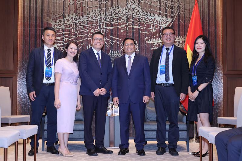 Thủ tướng tiếp Chủ tịch Tập đoàn Texhong - Ảnh: VGP