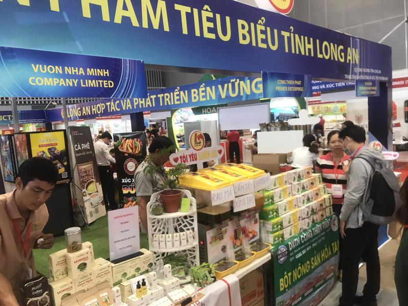 Products on show at HCMC Foodex 2023. 
