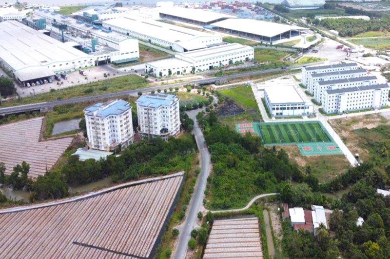 Khu công nghiệp sông Hậu, tỉnh Hậu Giang, tỷ lệ lấp đầy 100%.