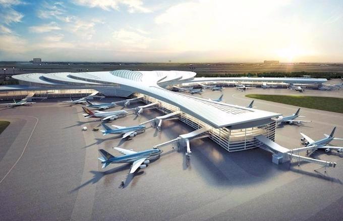 An artist’s impression of Long Thanh International Airport.