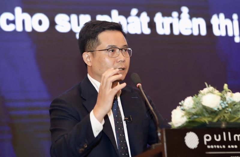 Chủ tịch FiinGroup Nguyễn Quang Thuân. Ảnh: Việt Dũng.