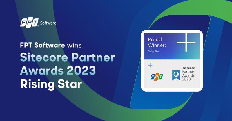 FPT Software được Sitecore vinh danh giải thưởng Rising Star Award 2023.