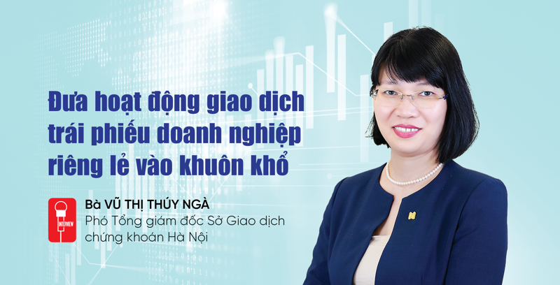 Bà Vũ Thị Thúy Ngà, Phó Tổng Giám đốc HNX.