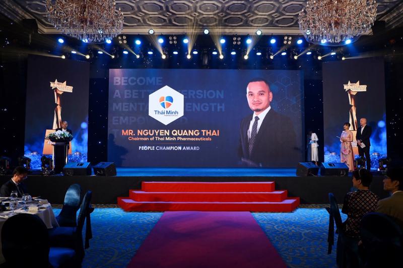 Ông Nguyễn Quang Thái tại lễ vinh danh Vietnam Excellence 2023.