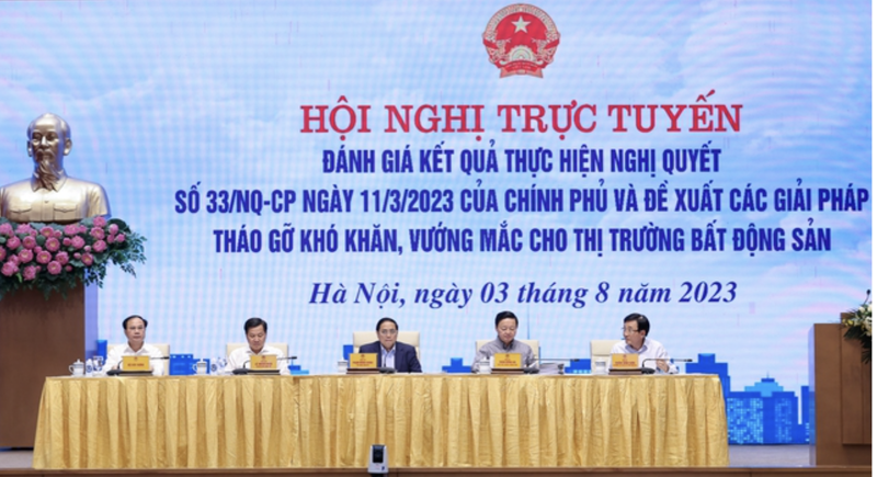Thủ tướng Chính phủ Phạm Minh Chính chủ trì Hội nghị. Ảnh: VGP/Nhật Bắc