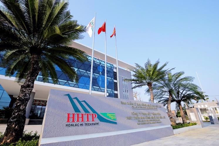 The Hoa Lac Hi-Tech Park. 
