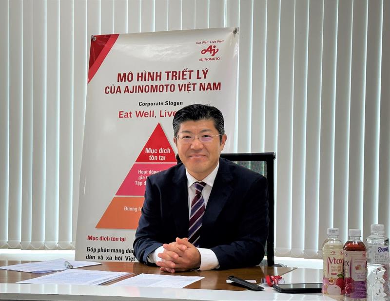 Ông Tsutomu Nara - Tổng giám đốc Công ty Ajinomoto Việt Nam.