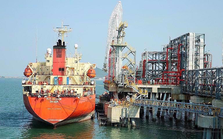 Nghi Son Port in Thanh Hoa province.