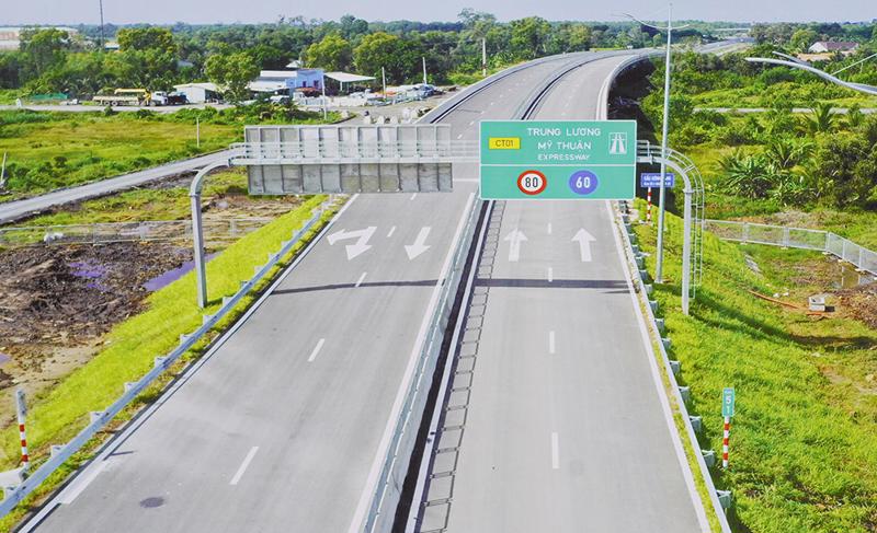 Cao tốc TP.HCM - Trung Lương - Mỹ Thuận được đầu tư hoàn chỉnh toàn tuyến sẽ giúp giảm áp lực cho tuyến Quốc lộ 1A - Ảnh minh họa
