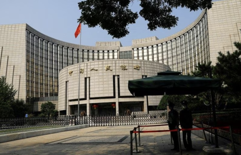 Trụ sở Ngân hàng Trung ương Trung Quốc (PBOC) ở Bắc Kinh - Ảnh: Reuters.