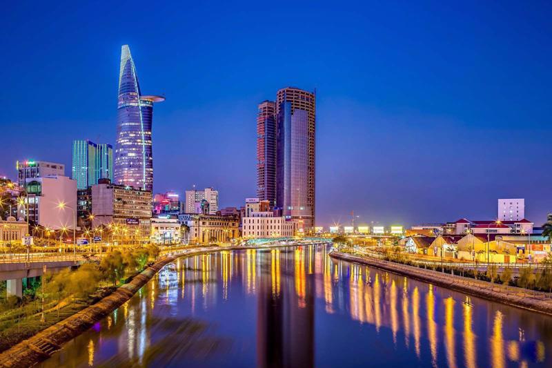 Ho Chi Minh City's skyline. 