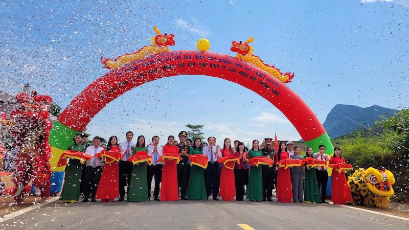 The upgraded road link was opened on September 1. 