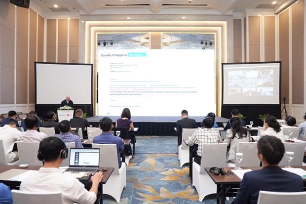 The annual cybersecurity workshop on September 12. (Photo: VNA)