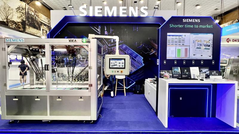 Siemens Digital Industries Vietnam at NEPCON Vietnam 2023. Source: Siemens 