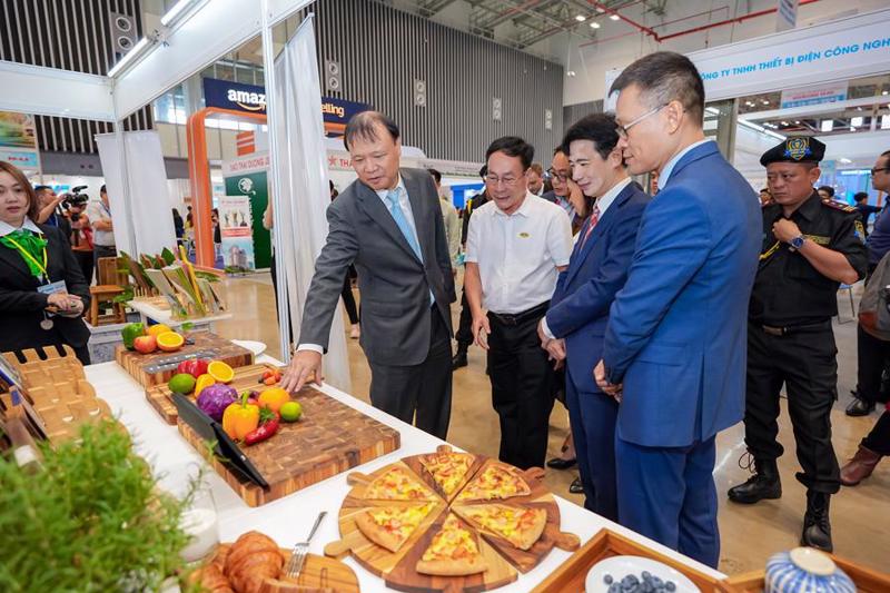 Agricultural products on display at Vietnam International Sourcing 2023 in Ho Chi Minh City from September 13-15. 