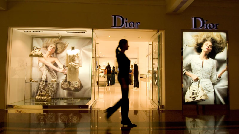 Cửa hàng của Dior tại khách sạn Oberio, New Delhi. Ảnh: Mint