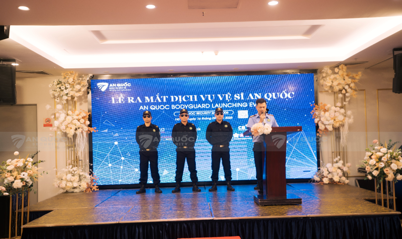 Ông Nguyễn Xuân Thắng,  Tổng giám đốc Công ty TNHH Dịch vụ Bảo vệ An Quốc.