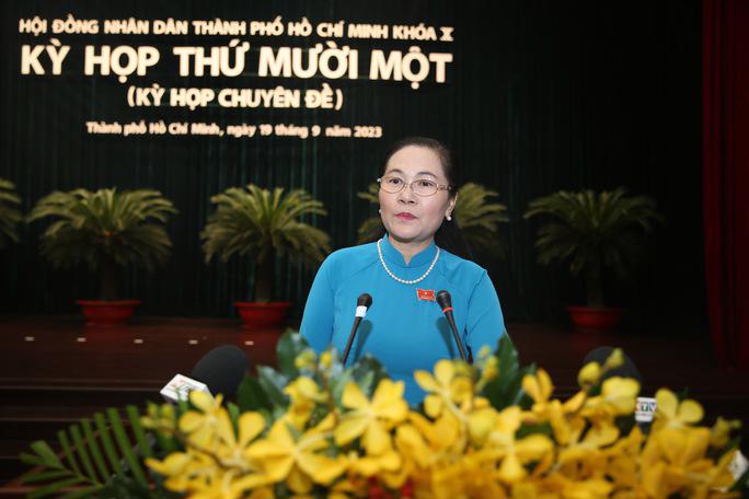 Chủ tịch HĐND TP.HCM Nguyễn Thị Lệ chủ trì kỳ họp thứ 11, HĐND TP.HCM khóa X, nhiệm kỳ 2021 - 2026.
