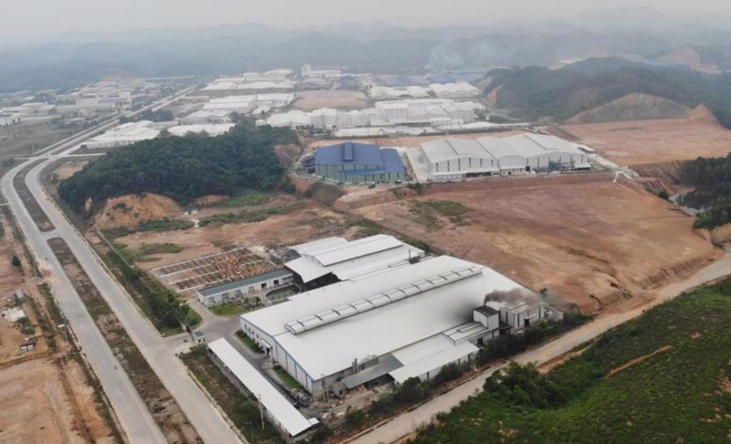 An industrial park in the south of Yen Bai province. 