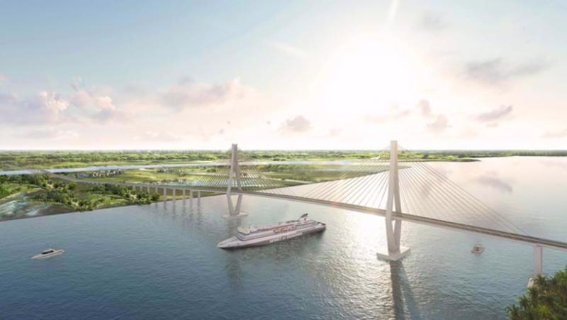 A rendering of Rach Mieu Bridge 2.