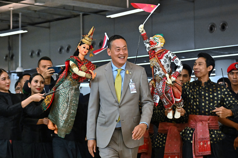 Thủ tướng Srettha Thavisin có mặt tại sân bay Suvarnabhumi hôm 25/9 vừa qua. Ảnh: News18