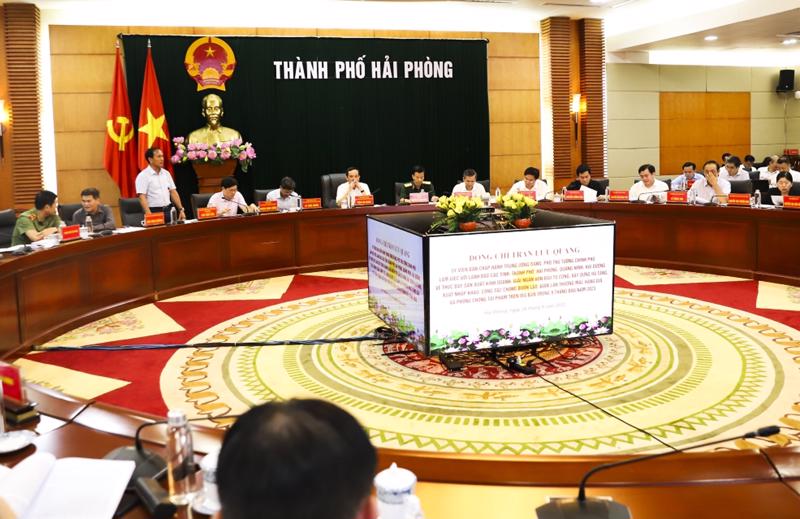 Phó Thủ tướng Trần Lưu Quang làm việc với các tỉnh Hải Phòng, Hải Dương, Quảng Ninh 